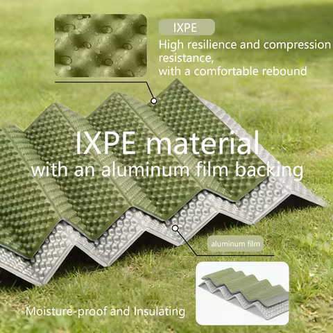 TARKA Ultralight Hiking Camping Accessories Portable Folding Egg Nest Mat 1.8cm Thick Survival Gear 