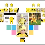 260317260317春秋夏季婴儿连体衣服0/2岁宝宝拍照百日照超人李小龙造型衣爬服260317260317 Spring, Autumn, Summer Baby Romper for 0/2 Y