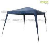 OKURA 10x10 Gazebo Canopy Cover Tent Waterproof Sunshade Awning Outdoor Garden Patio Party BBQ Beach