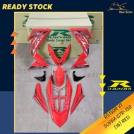 [READY STOCK] COVERSET/BODYSET HONDA RS150/RS150R V1 SUPRA GTR-150 (16) RED (STICKER TANAM)