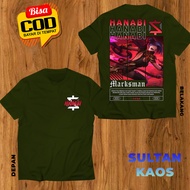 SULTAN KAOS DEWASA DAN ANAK MOBILE LEGEND HANABI VIPER BAJU ML HANABI MARKSMAN TSHIRT MLBB BISA REQU