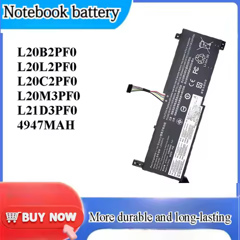 Replacement Battery for Lenovo L20B2PF0 L20L2PF0 L20C2PF0 L20M3PF0 L21D3PF0 High Capacity Rechargeab