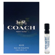 New Coach_New York For Men Blue EDT 2ml Perfume Sample