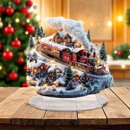 [Adepe] Christmas Decorations Creative Acrylic 2D Flat for Bedroom Living Room Table