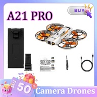 A21 PRO Drone with 180° Electric Adjustable 4K HD Camera WiFi Light Flow Drone Brushless Motor Obsta