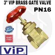 (100% ORIGINAL) 3" VIP BRASS GATE VALVE PN16