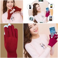 (TOUCH SCREEN SUPPORTED) Thick Comfortable Unisex Winter Touch Screen Snow Glove Warmer Gloves Skiin