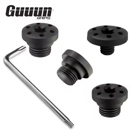 Guuun Screws for Taurus PT92 / PT99 Grips, 1 Thin Screw and 3 More Thicker Black T2-Screw-L
