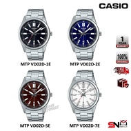 Casio Men's Watch MTP-VD02 Series MTP-VD02B MTP-VD02BL MTP-VD02D MTP-VD02G MTP-VD02L Jam Lelaki