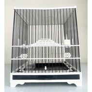 Square plastic tabletop cage - Pre-assembled ring and honey extractor cage size 21 Bird Cage