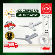 KDK Ceiling Fan (M11SU/ R48SP) / WITH REMOTE CONTROL / 3 ABS BLADE / 3 SPEEDS / 1yr warranty from KDK SG