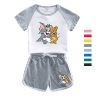 2026 Fashion 2026 Boys Girls Fashion 2024 Summer New Style Children Pure Cotton Thin Short-Sleeved t