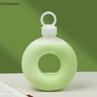 {CARDA} 500ml Creative Donut Sports Water Bottle Fashion Portable Travel Kettle with Strap High Temperature Resistant Annular Tea Cup {Cardamom}
