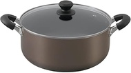 Iris Ohyama DIS-P28 Pot, 11.0 inches (28 cm), Gas Fire/Induction Compatible, Includes Lid, Diamond C