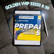 GOLDEN VVIP PREPAID 33333 8 30 CelcomDigi Edisi Kuning 5G