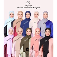 🧚‍♂️Plain Shawl by Fazura #fazurashawl #chiffon #shawl 🎯