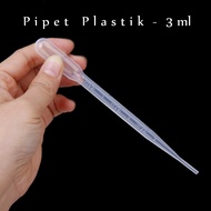 3 ml Fish Pipette Plastic Dropper Pipette / Fry Pipette / 3ml Aquarium Fish Feed Liquid Pipette