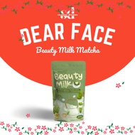 DEAR FACE Beauty Milk Matcha Collagen Drink 10 Sachets