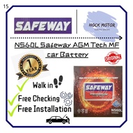 NS60L Safeway AGM Tech MF car Battery