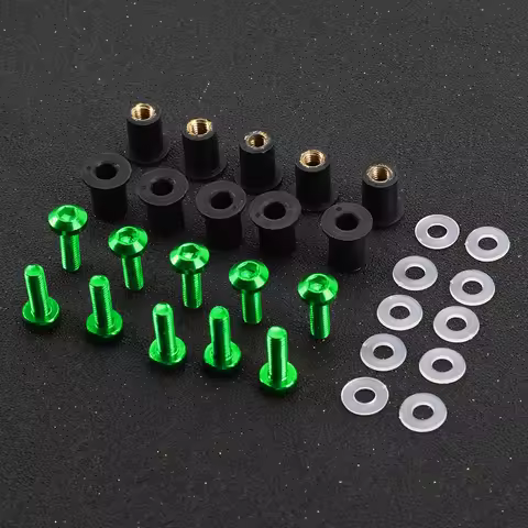 5mm 10PCS Windshield Windscreen Deflectors Bolts Kit For Kawasaki Z125 Pro Z250 Z250SL Z300 Z400 Z65