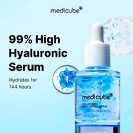 MEDICUBE Hyaluronic Multi Peptide Serum 30ml – +39.9% Instant Hydration & 144h Lock Softens Fine Lin