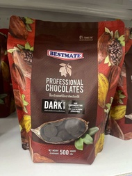 Bestmate ดาร์ก ช็อกโกแลต คอมพาวด์ บัทเทินส์ 500g.
