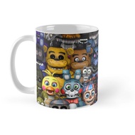 [Gift] Fnaf Five 5 Nights Porcelain Cup At Freddy'S Gamer Gaming Cosplay