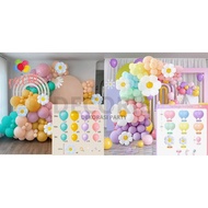 DAISY/balone daisy flower daisy/party balloon daisy balloon set/party theme balloon