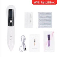 ปากกาพลาสม่า LCD 9 ระดับ  LED Lighting Face Care ทําความสะอาดผิวด้วยเอฟเฟกต์แสงสีขาว LCD Plasma Pen 