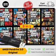 GTA V Grand Theft Auto Collection 8 in 1 PC GAME Pendrive Full version GTA 5