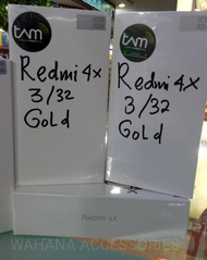 HP XIAOMI REDMI 4X RAM 3GB ROM 32GB GARANSI TAM - BALCK & GOLD