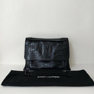 Saint laurent 聖羅蘭 NIKI系列牛皮革壓紋斜挎包