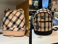 韓國DAKS｜兒童四季款格紋休閒雙肩揹包（Outlet原廠正品·免運費）