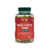 【魚油丸120粒】H&B Omega3魚油1200毫克 Holland & Barrett Fish Oil