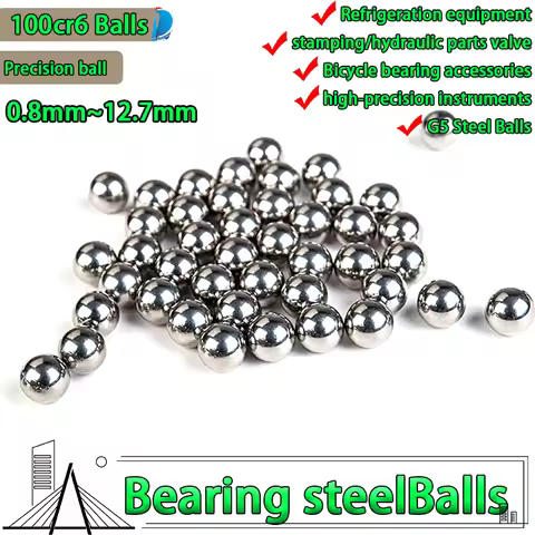 100cr6 High Precision Solid Bearing Steel Ball Stainless Balls 0.8/1/2/3/4/5/6/7/8/9~12.7mm Roller B