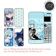 Casio fx570/ fx580/ fx880/... computer Decal sticker Hiori Yo Blue Lock has a additional customer's 