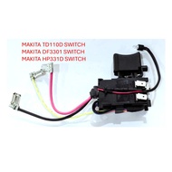 ▌MAKITA TD110D SWITCH / DF333D SWITCH / DF331D SWITCH 632J77-3▐