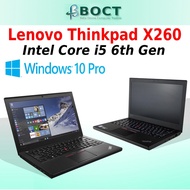 Refurbished Lenovo ThinkPad X260 / Intel Core i5 6th Gen / 12.5-inch HD screen / Windows 10 Pro