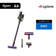 [6.6 New Launch] Dyson V8 Cyclone cordless vacuum | Cleans Hard Floors and Carpets | Detangles | Con
