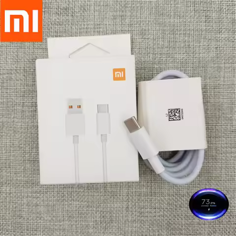 Original Xiaomi 6A Usb Type C Cable Charger 120W 67W 33W Turbo Fast Charging For Mi 13 12 11 10 Pro 