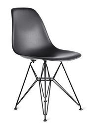 HERMAN MILLER EAMES MOULDED CHAIR – BLACK