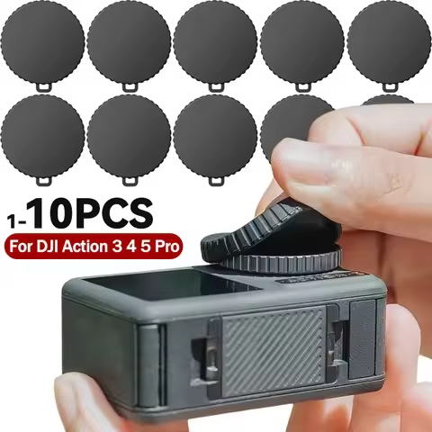 1-10Pcs Camera Lens Caps for DJI Osmo Action 3 4 5 Pro Anti-scratch Silicone Camera Protective Cover