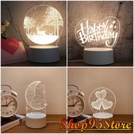 3d Night Light, Decorative Light, Meaningful Birthday Gift