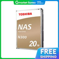Toshiba | Toshiba Official Distributor Toshiba Nas Hard N300 Hdd 20Tb / 20Tb 7200Rpm / 512Mb Cache M