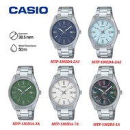 Casio MTP-1302DA Men Analog Date Functioning Stainless Steel - MTP-1302D