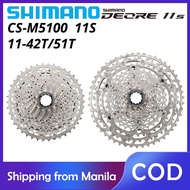 Shimano Deore CS M5100 11 speed Cassette cogs  M5100 Freewheel Mountain Bike 51T/42T Bicycle parts