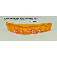 TOYOTA COROLLA AE90 EE90 AE92 1988 FRONT BUMPER LAMP SIGNAL LIGHT COVER LEN