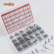 YOLANDA 300PCS/box Compression Spring Assortment Kit, 304 Stainless Steel DIY Tools Small Springs, H