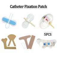5PCS Catheter Fixation Patch Sterile Medical PICC/CVC Catheter Fixation Tape Nasogastric Tube Fixati