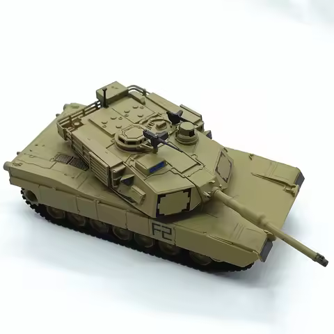 1:72 American M1A2 Abrams Main Battle Tank M1 Simulation ABS Finished Model Collectibles Gifts & Toy